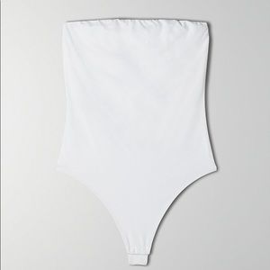 BRAND NEW Aritzia Babaton White Tube Top Bodysuit